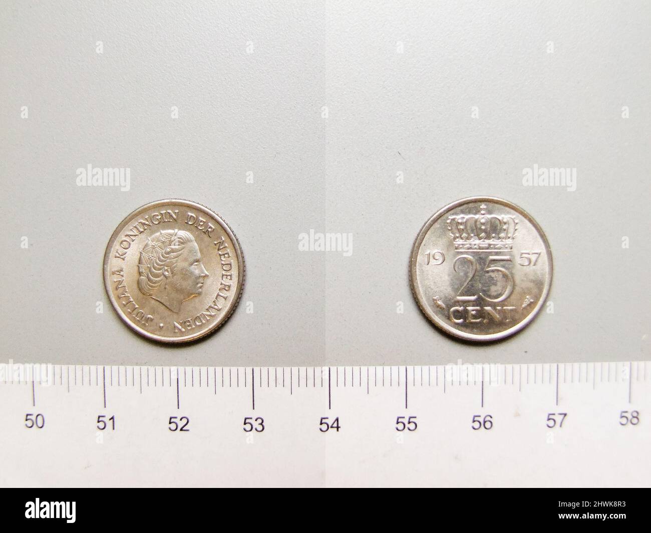 25 Cents of Juliana of the Netherlands from Utrecht. Ruler: Juliana of ...