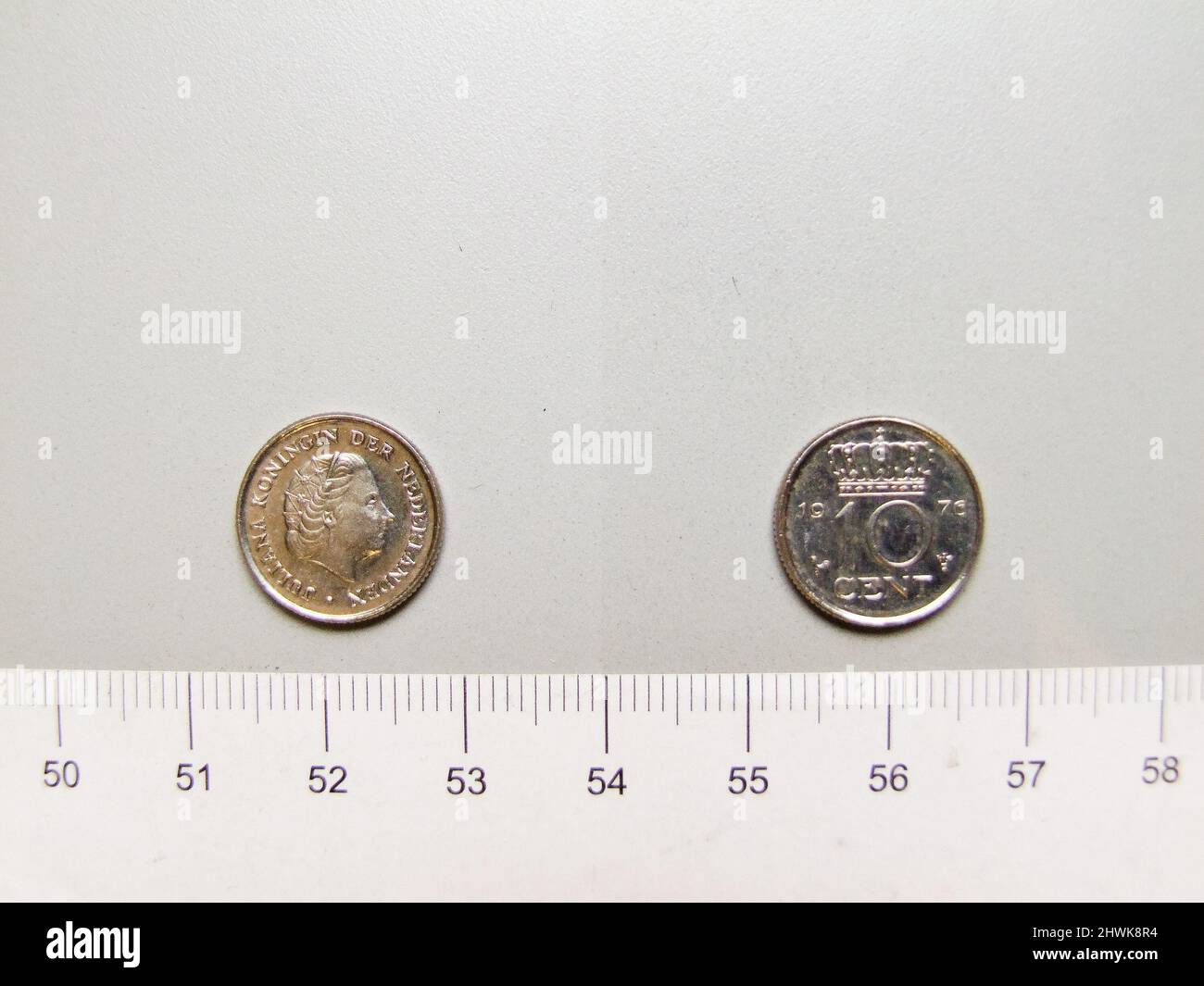 10 Cents of Juliana of the Netherlands from Utrecht. Ruler: Juliana of ...