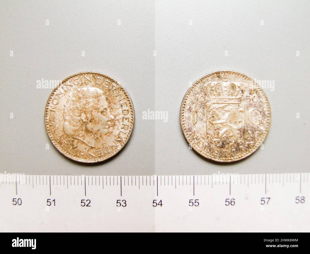 1 Gulden of Juliana of the Netherlands from Utrecht. Ruler: Juliana of ...