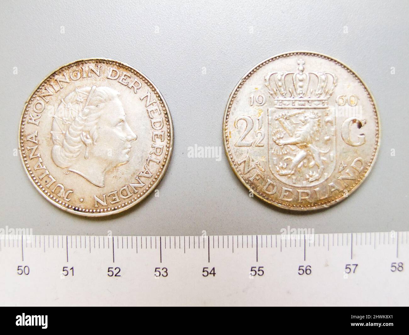 2 1/2 Gulden of Juliana of the Netherlands from Utrecht. Ruler: Juliana ...