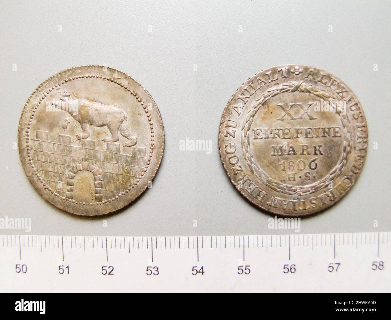 2/3 Thaler of Alexius Friedrich Christian, Duke of Anhalt Bernburg from ...