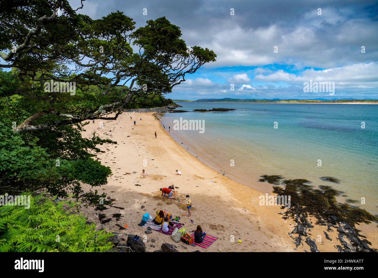 Beach at Ards Friary, Cresslough, County Donegal, Ireland Stock Photo