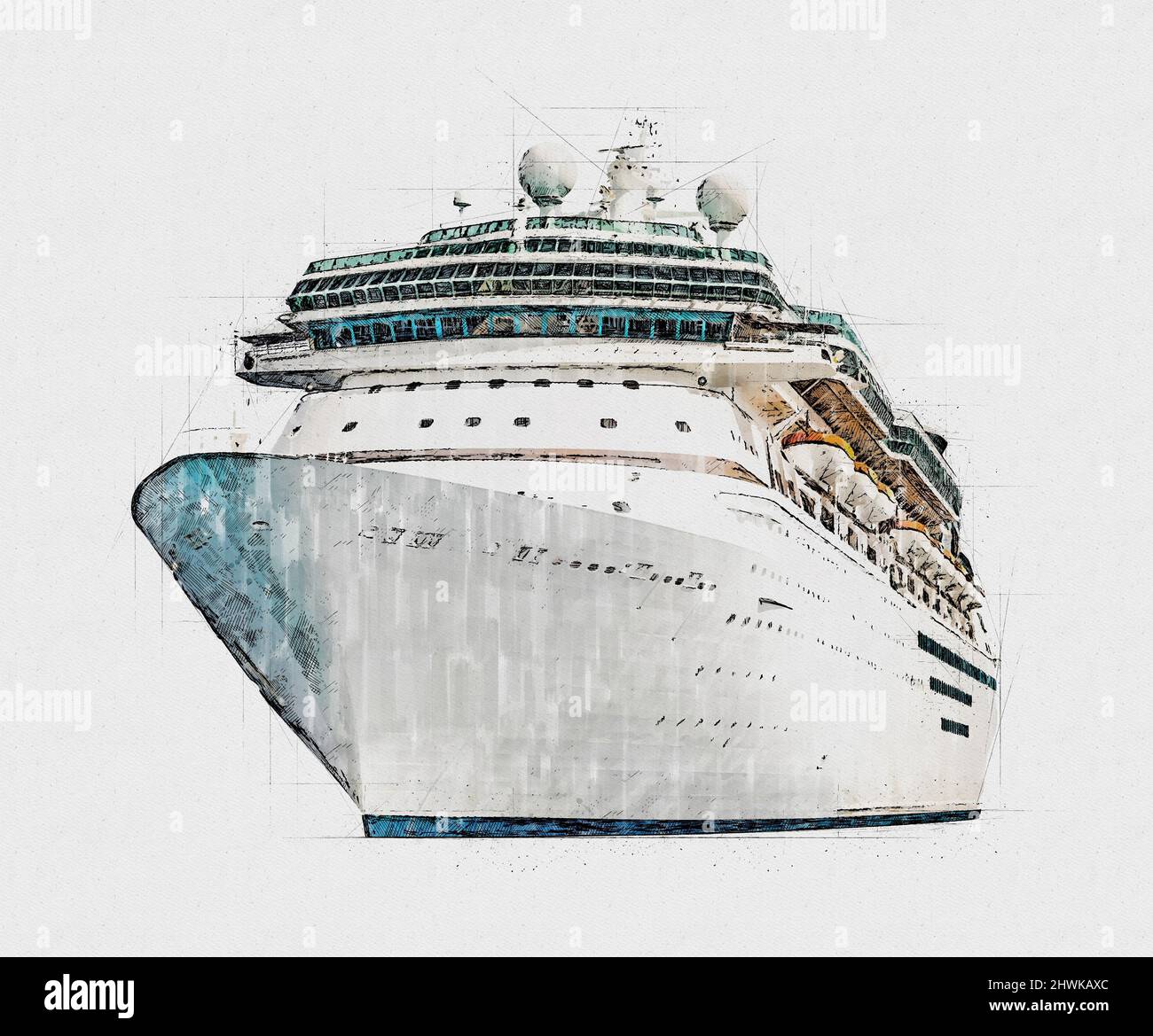Transparent Cruise Ship Clipart  Easy To Draw Cruise Ship HD Png Download   Transparent Png Image  PNGitem