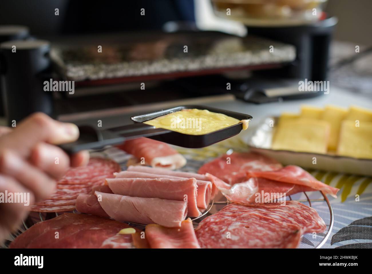 Dop Raclette Raclette recipe hi-res stock photography and images - Alamy