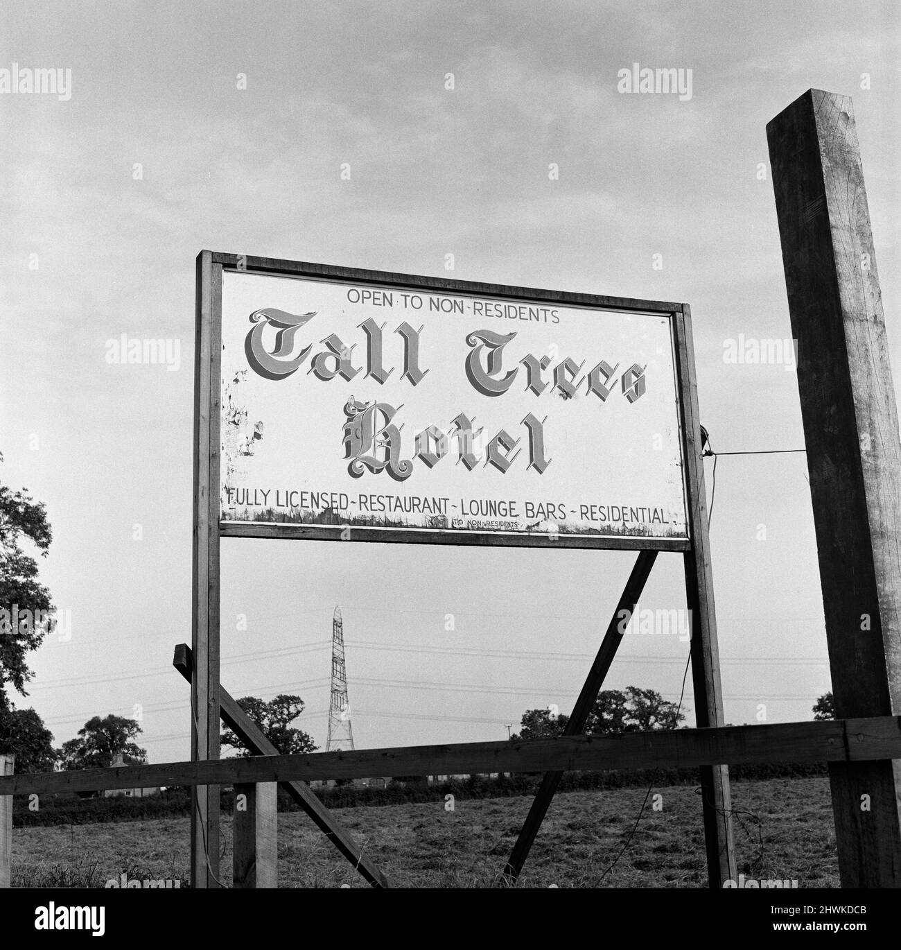 Tall Trees Hotel and in Yarm. 1971 Stock Photo Alamy