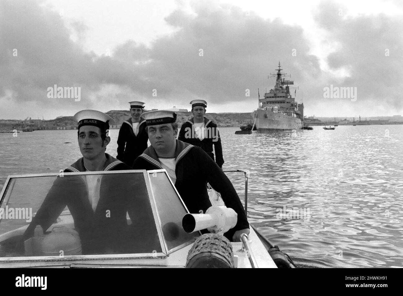 Preparation for the British Departure from Malta. January 1972 72-00107-002 Stock Photo