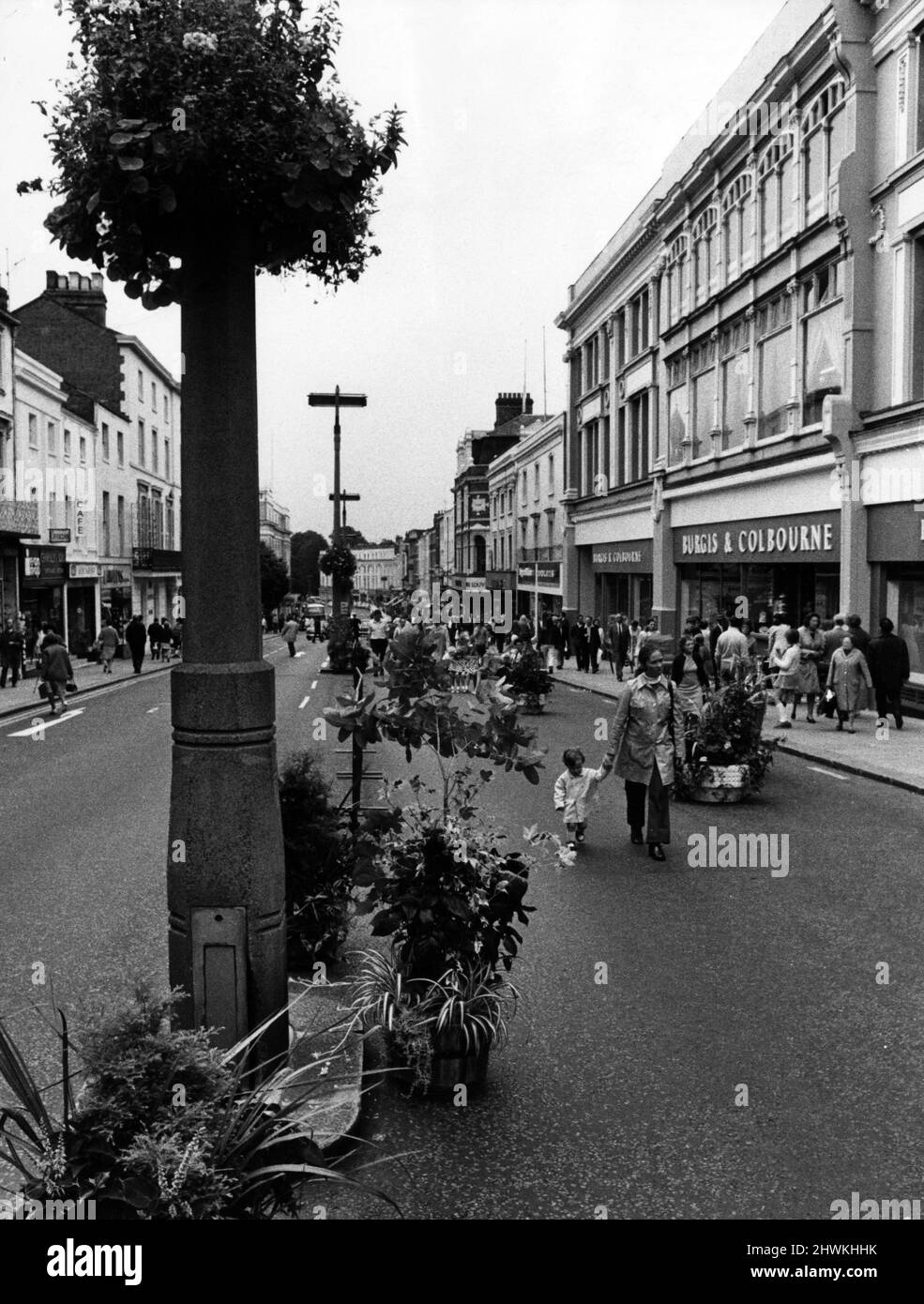 Burgis & Colbourne Department Store, The Parade, Leamington Spa, Warwickshire. 9th August 1971