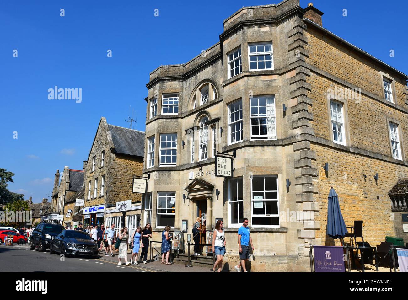 Bourton-on-the-water, Gloucestershire, Cotswolds, UK Stock Photo