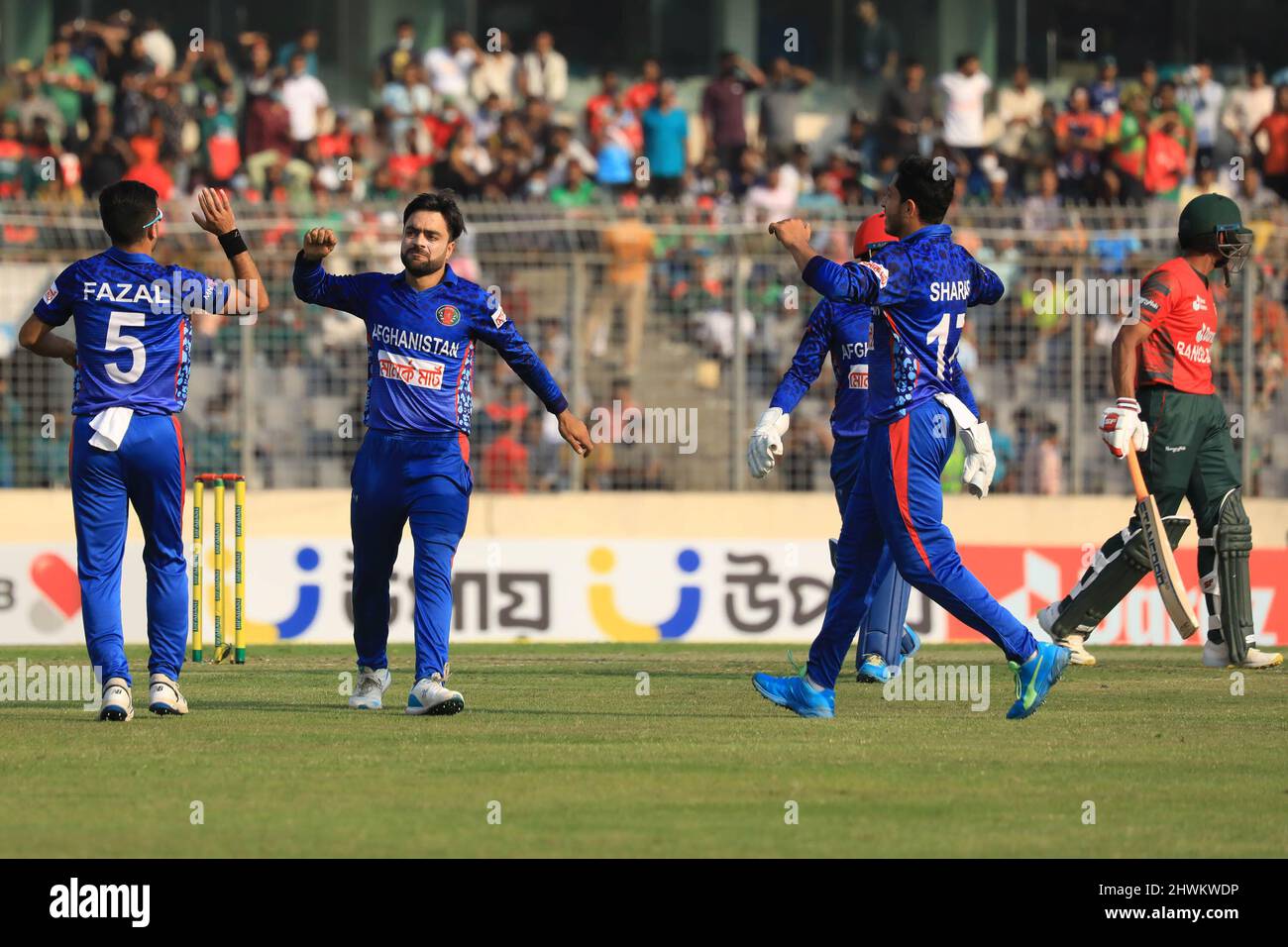 Afghanistan cricket team hi-res stock photography and images