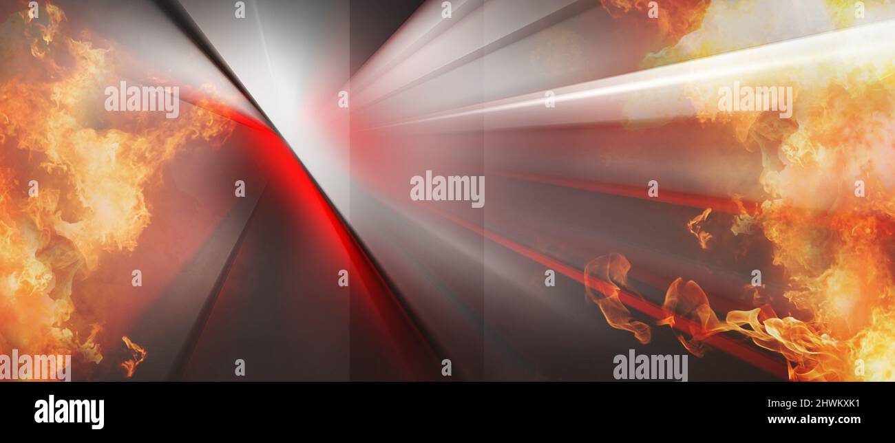 creative abstract fire and flames and smoke 3d-illustration Stock Photo ...
