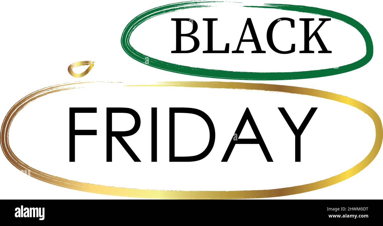 Abstract web banner, business card, BLACK FRIDAY template Vector