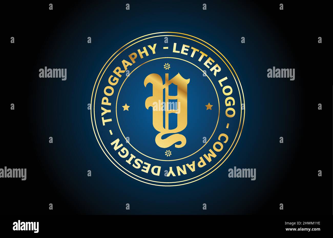 gold Y vintage alphabet letter logo icon design. Creative template for ...