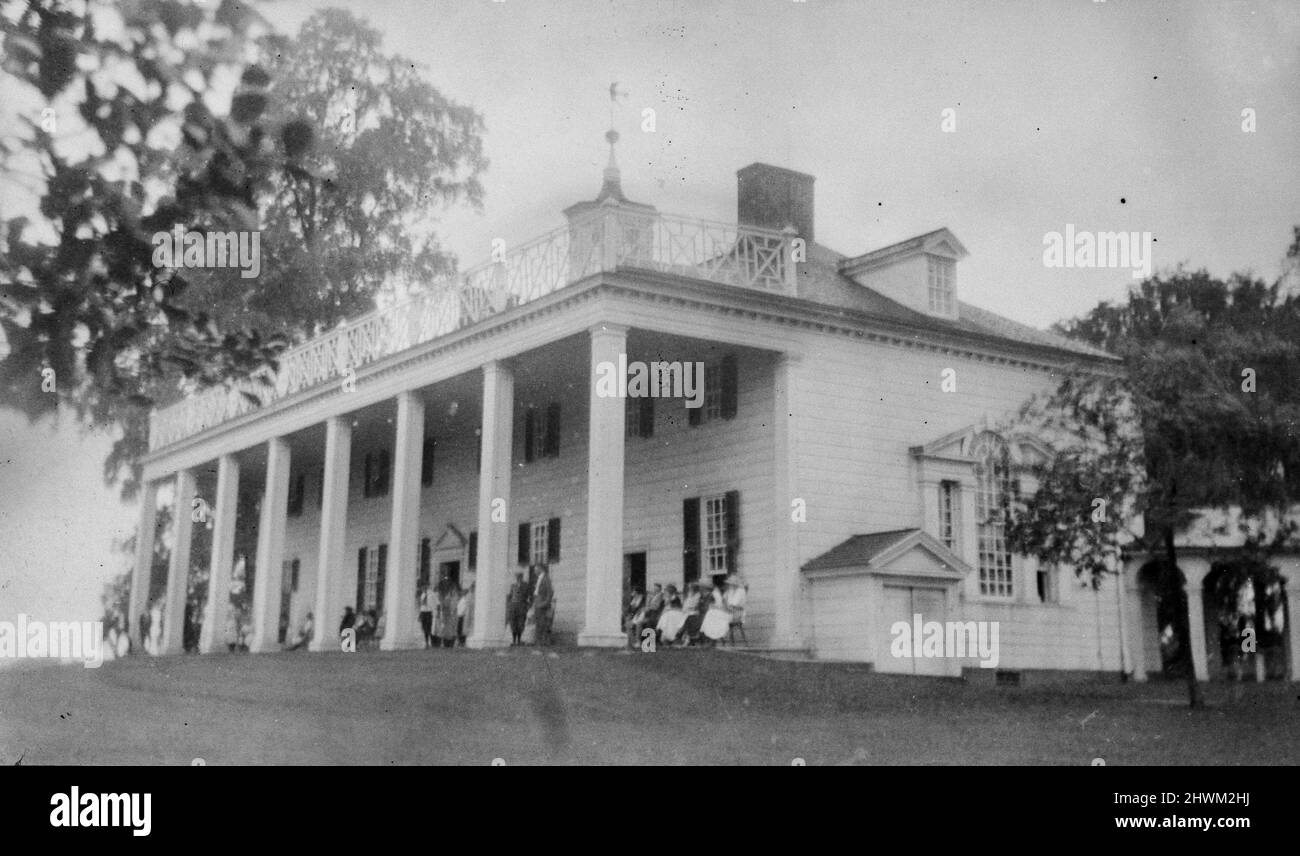 Mt Vernon in 1920Õs Stock Photo