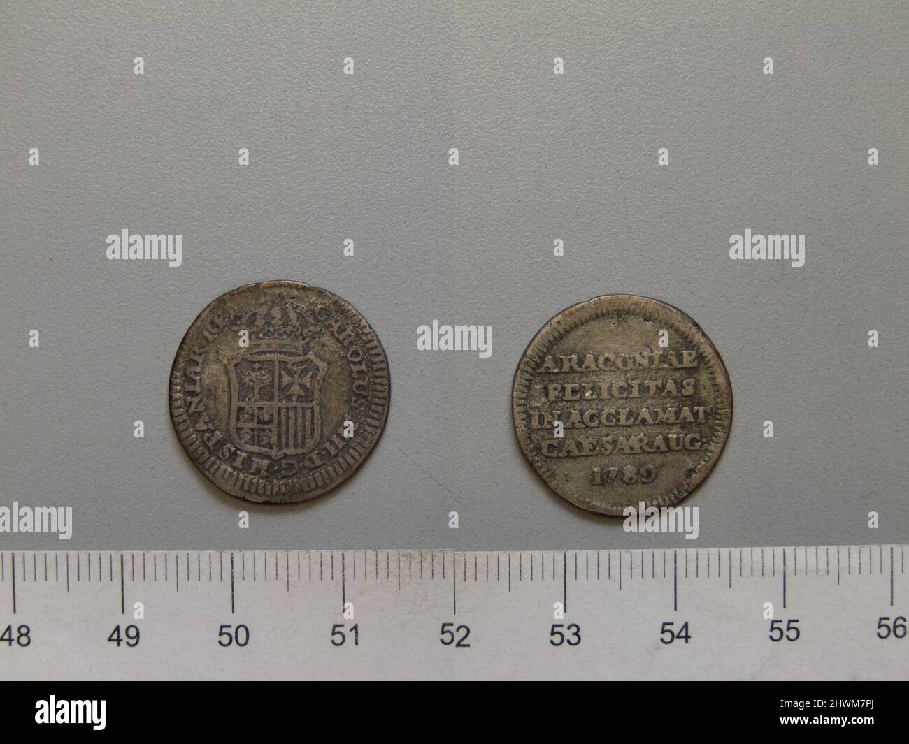 Medal of Charles IV. Ruler Charles IV, King of Spain, Spanish, 17481819, ruled 17881808