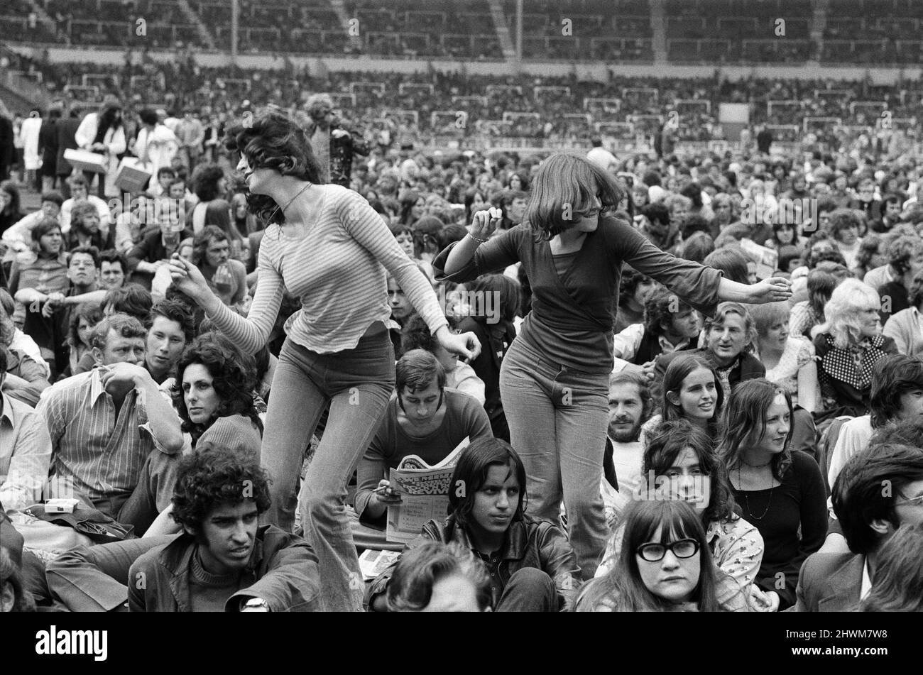 A general view of the audience at the London Rock and Roll Show at