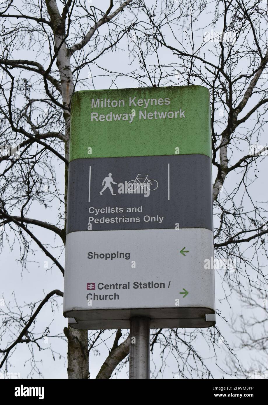Redway Milton keynes cycle path hi-res stock photography and images - Alamy