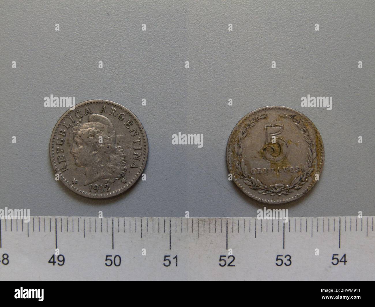 Argentina peso coin hi-res stock photography and images - Alamy