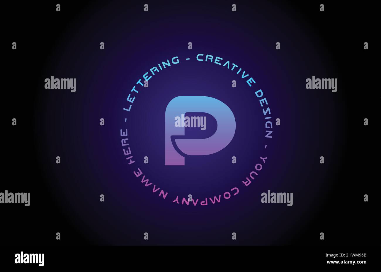 P text alphabet letter logo icon design. Creative template for business ...