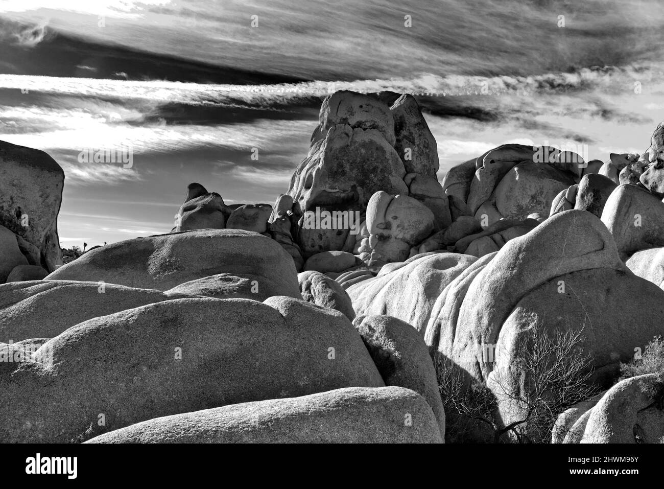 Joshua Tree National Park Rock Citadel Stock Photo Alamy