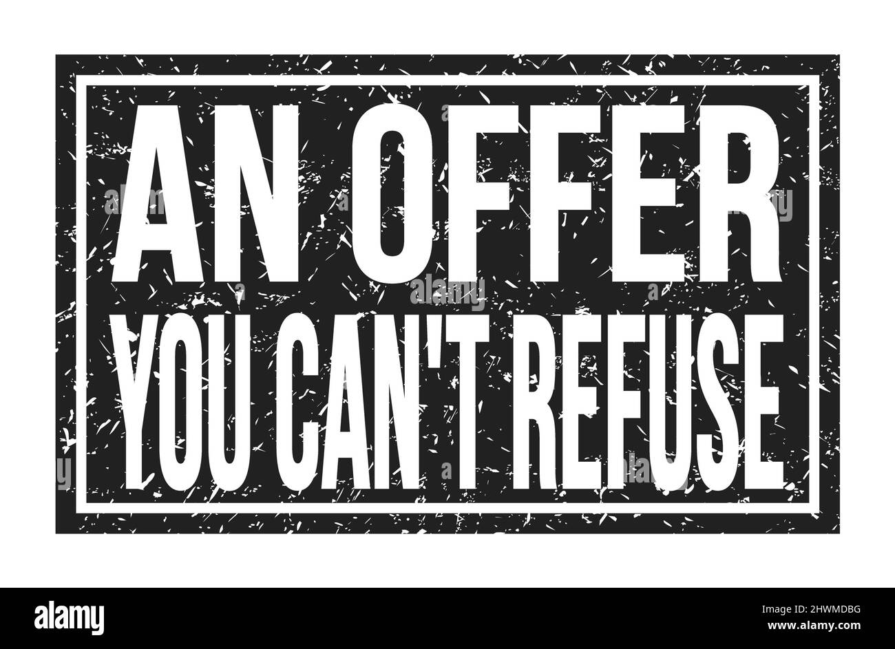 Offer he can't refuse hi-res stock photography and images - Alamy
