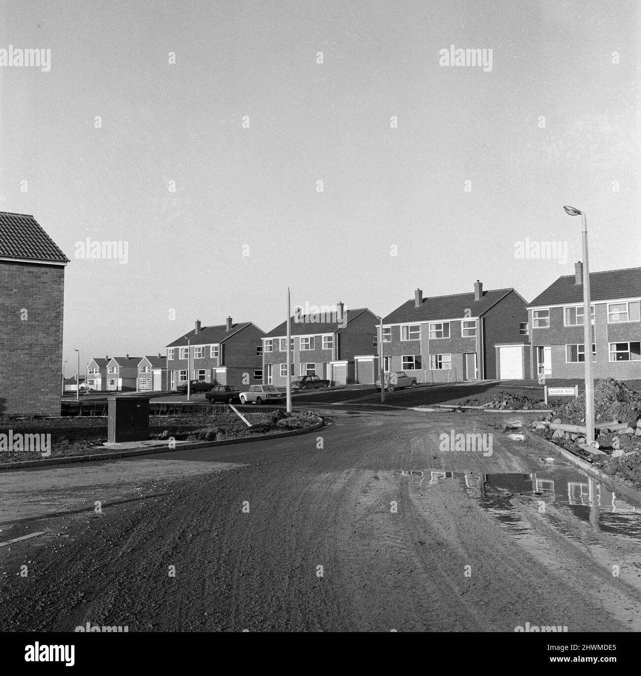 Spencerbeck and Hemlington Estates. 1972. Stock Photo