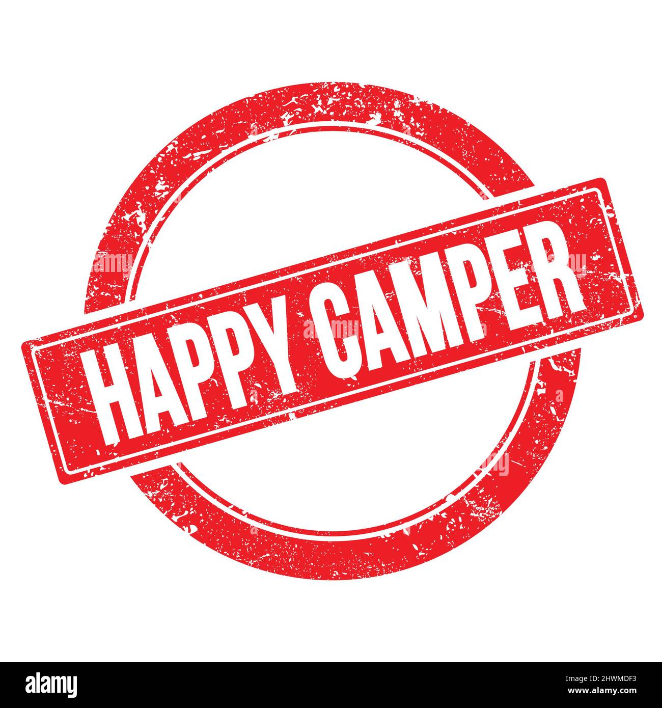 Happy camper stamp hires stock photography and images Alamy