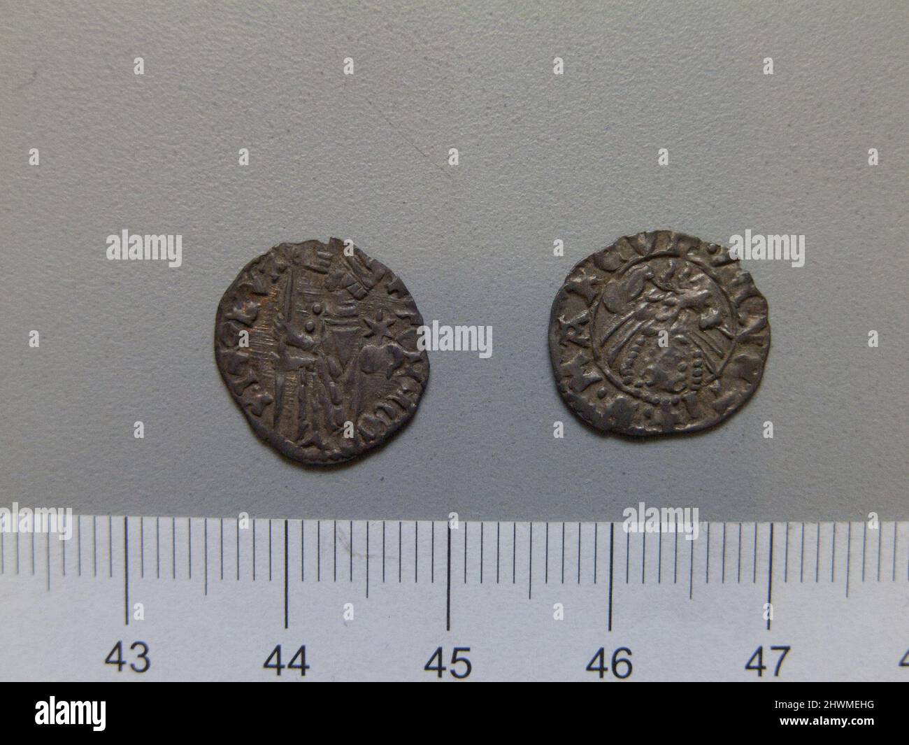 Duke Ruler 1 Soldino of Duke Andrea Vendramin from Venice. Ruler: Duke Andrea ...