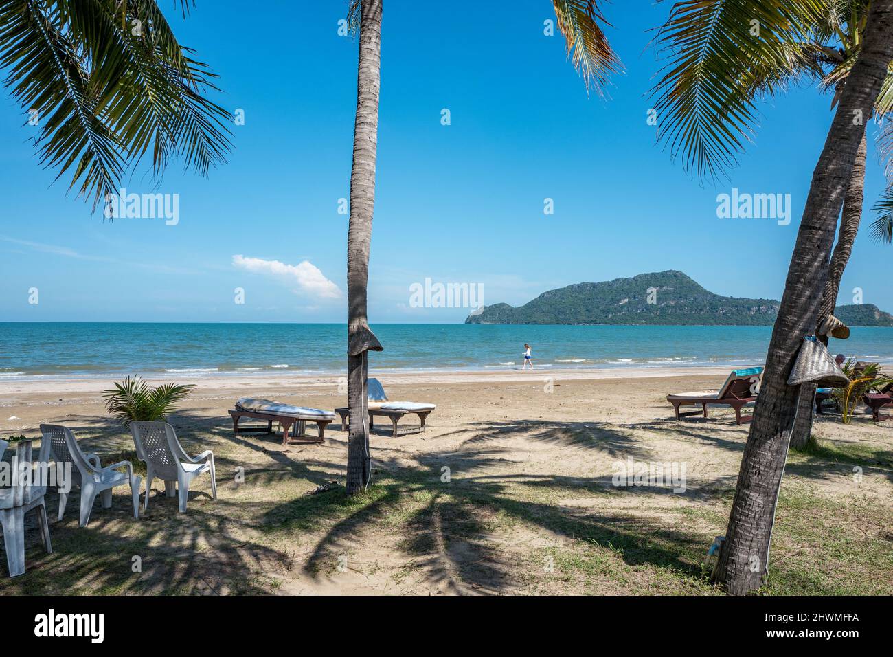 Sam Roi Yot beach south of Hua Hin in Prachuap Khiri Khan Province of