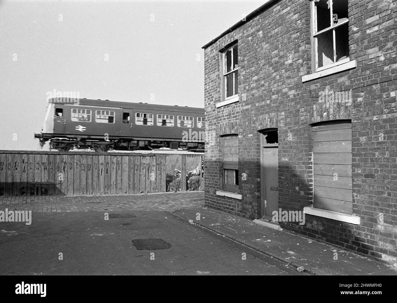 Scenes in South Bank, Middlesbrough, North Yorkshire. 1973 Stock Photo