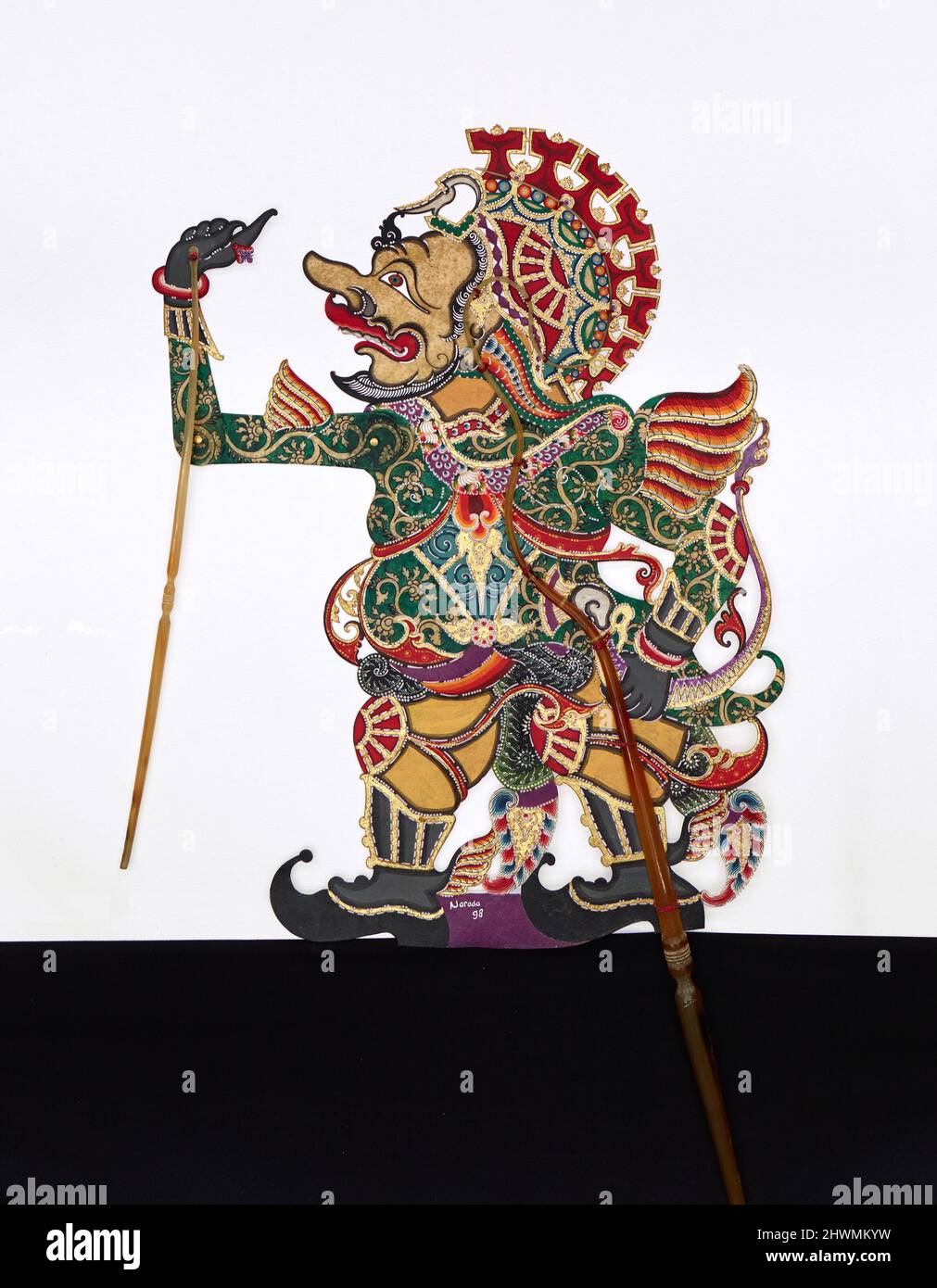 Character of Wayang Kulit, traditional Indonesian puppet