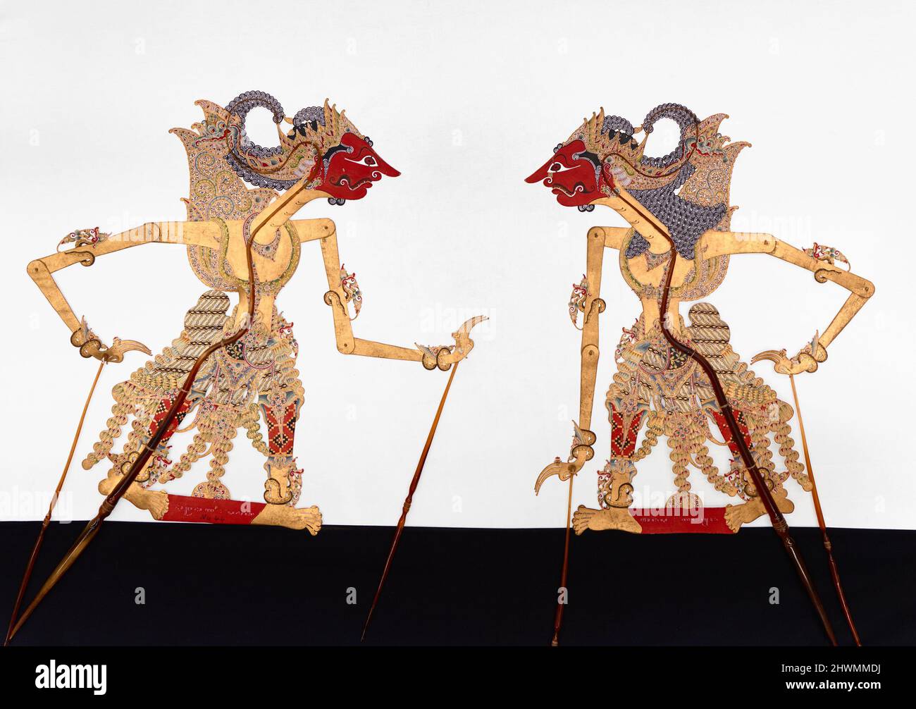 Shadow Puppet (Wayang Kulit) of Rupakenca or Rupokenco, from the set