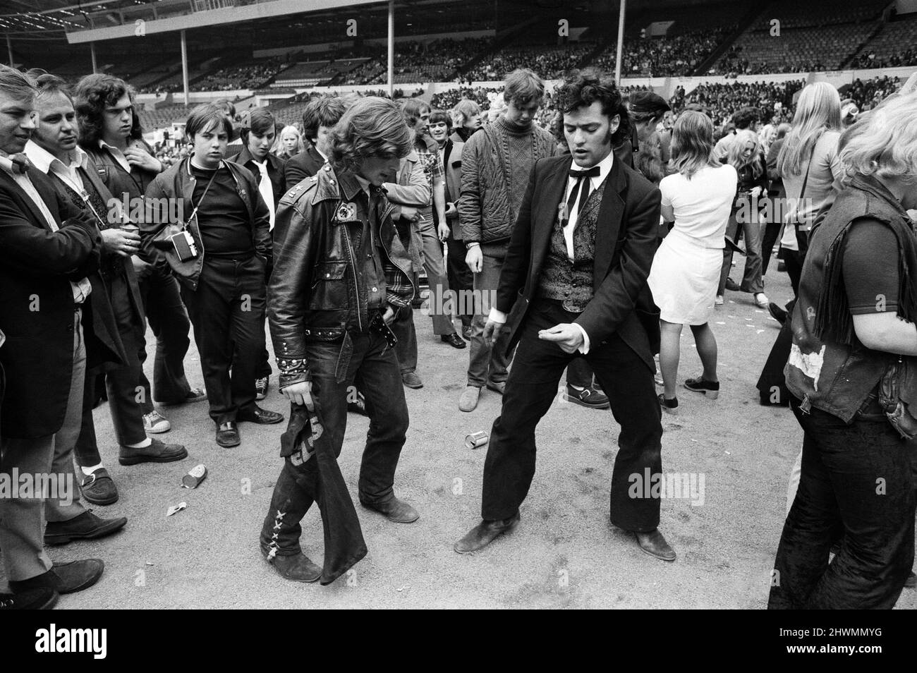 A general view of the audience at the London Rock and Roll Show at
