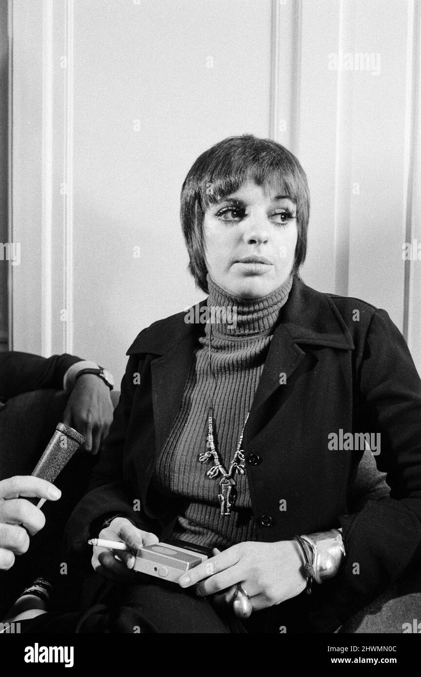 Hollywood star Liza Minnelli today at The Savoy Hotel. 22nd May 1973 ...
