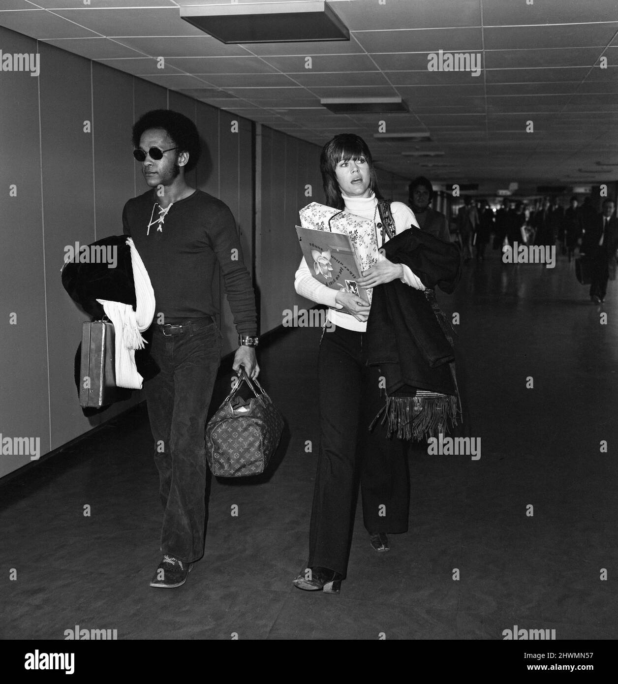 Actress Jane Fonda And Michael Hunter Hi res Stock Photography And 