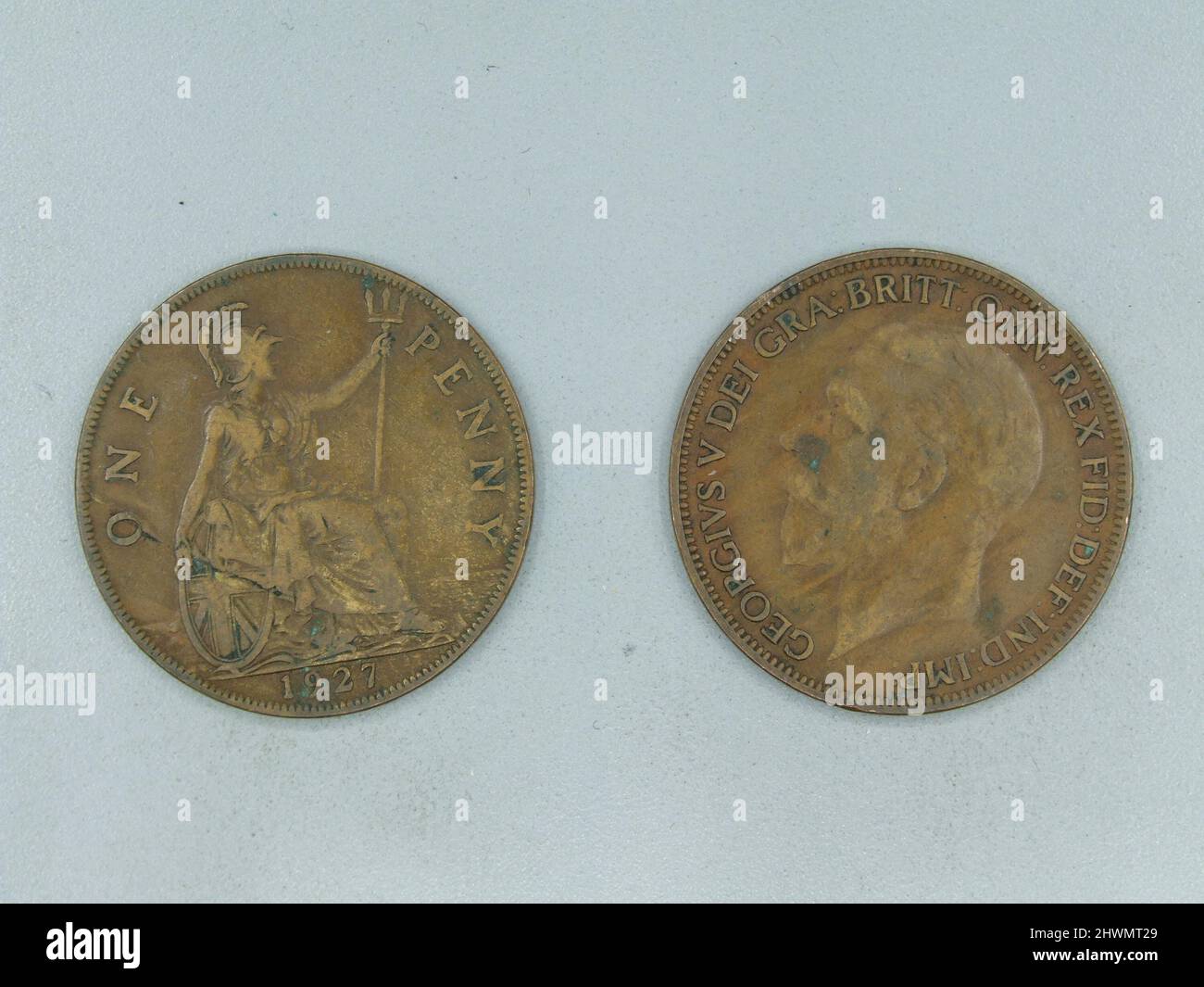 1 Penny of George V, King of Great Britain. Ruler: George V, King of ...
