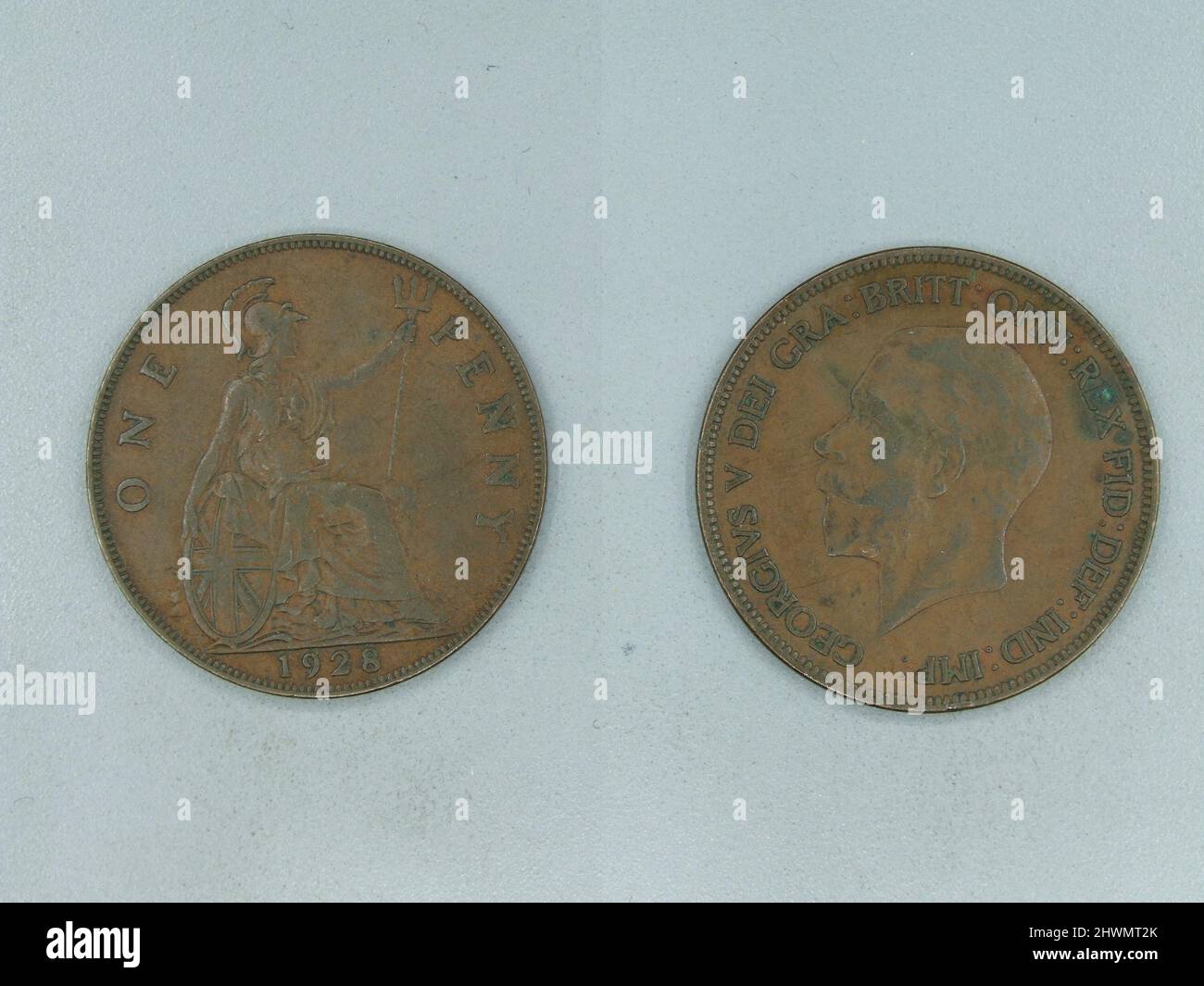 1 Penny of George V, King of Great Britain. Ruler: George V, King of ...