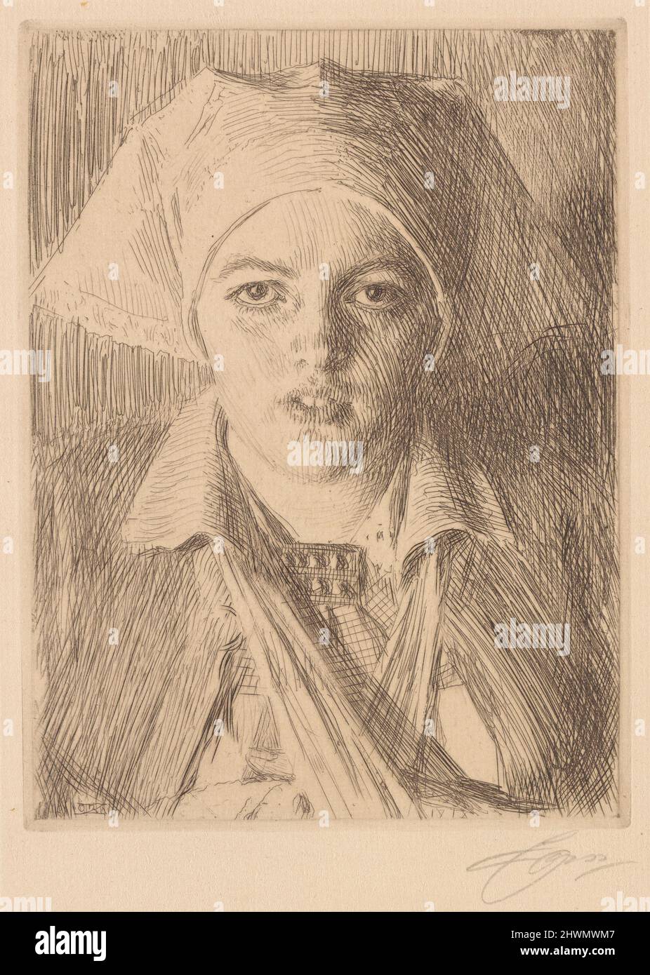 Gulli II.  Artist: Anders Zorn, Swedish, 1860–1920 Stock Photo