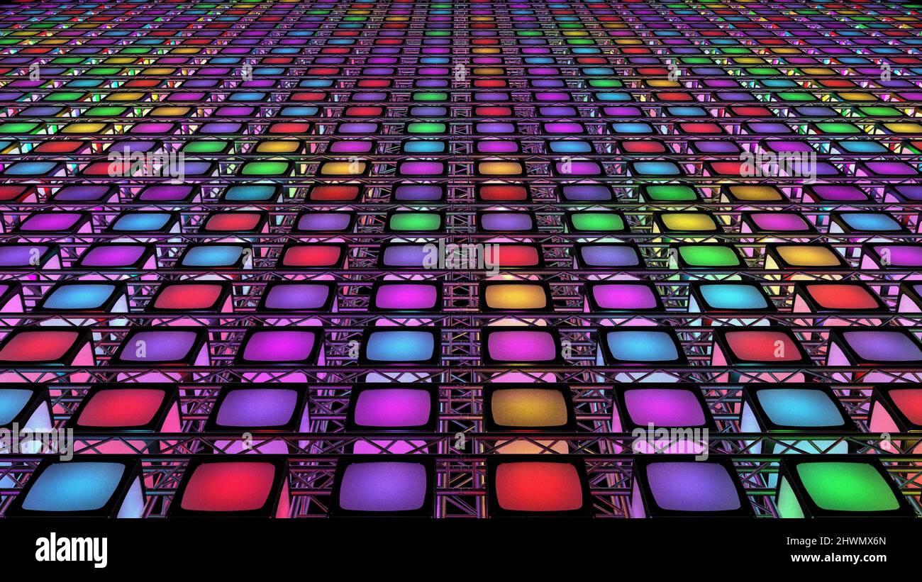 Stage Lights. Green screen background. 3d Rendering Stock Photo - Alamy