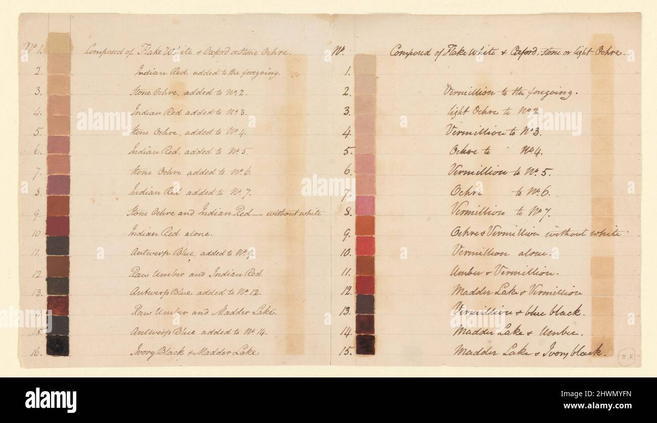 List of pigments hi-res stock photography and images - Alamy