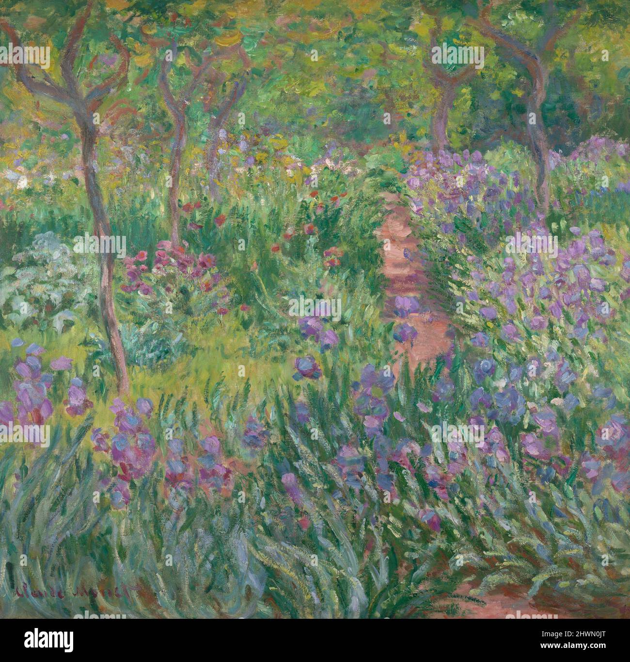 The Artist’s Garden in Giverny. Artist: Claude Monet, French, 1840–1926