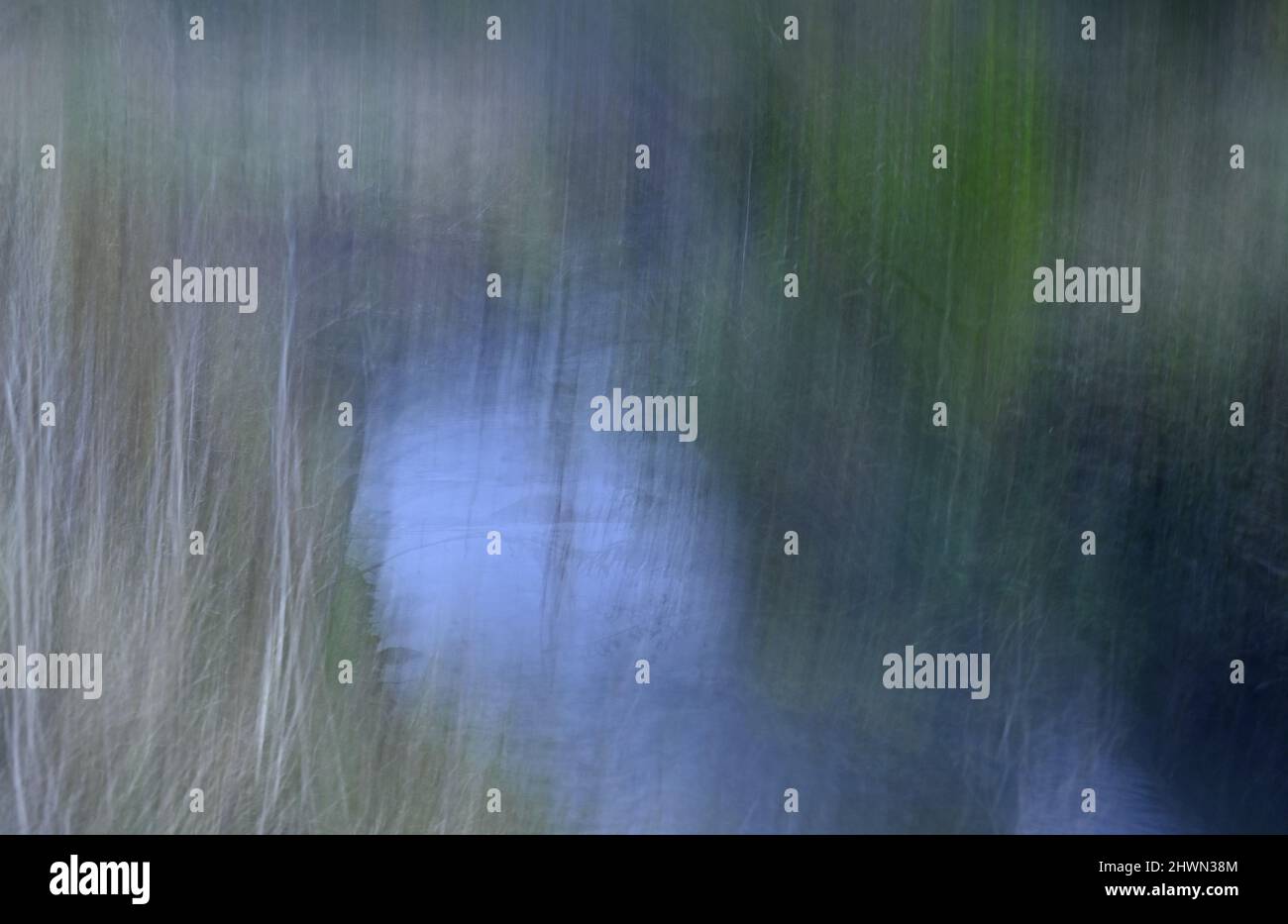 ICM.  Abstract photograph of River Crouch near the London Road at Wickford, Essex Stock Photo
