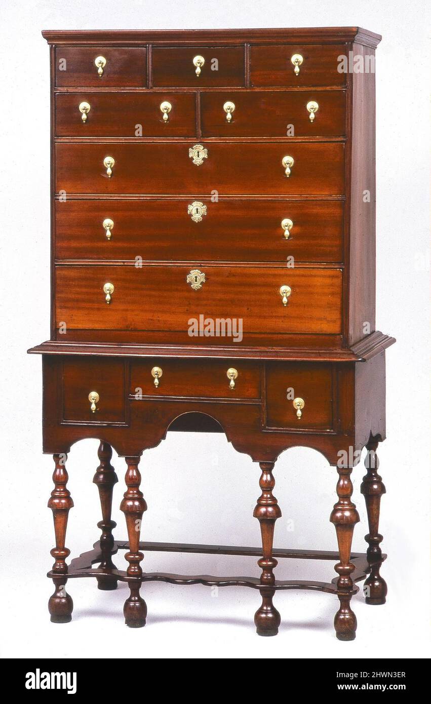 High Chest of Drawers Stock Photo Alamy