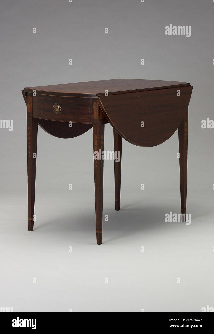Pembroke table. Maker Matthew Egerton Jr., American, active 17851837
