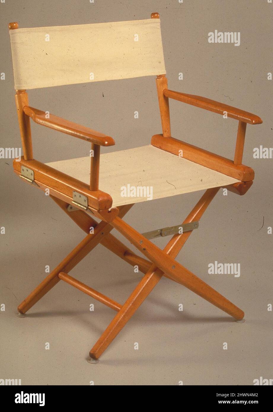 Folding armchair. Manufacturer: Telescope Folding Furniture Company, American, founded 1903 Stock Photo
