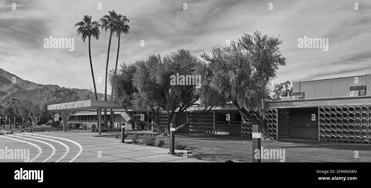 Palm Springs City Hall Stock Photo Alamy