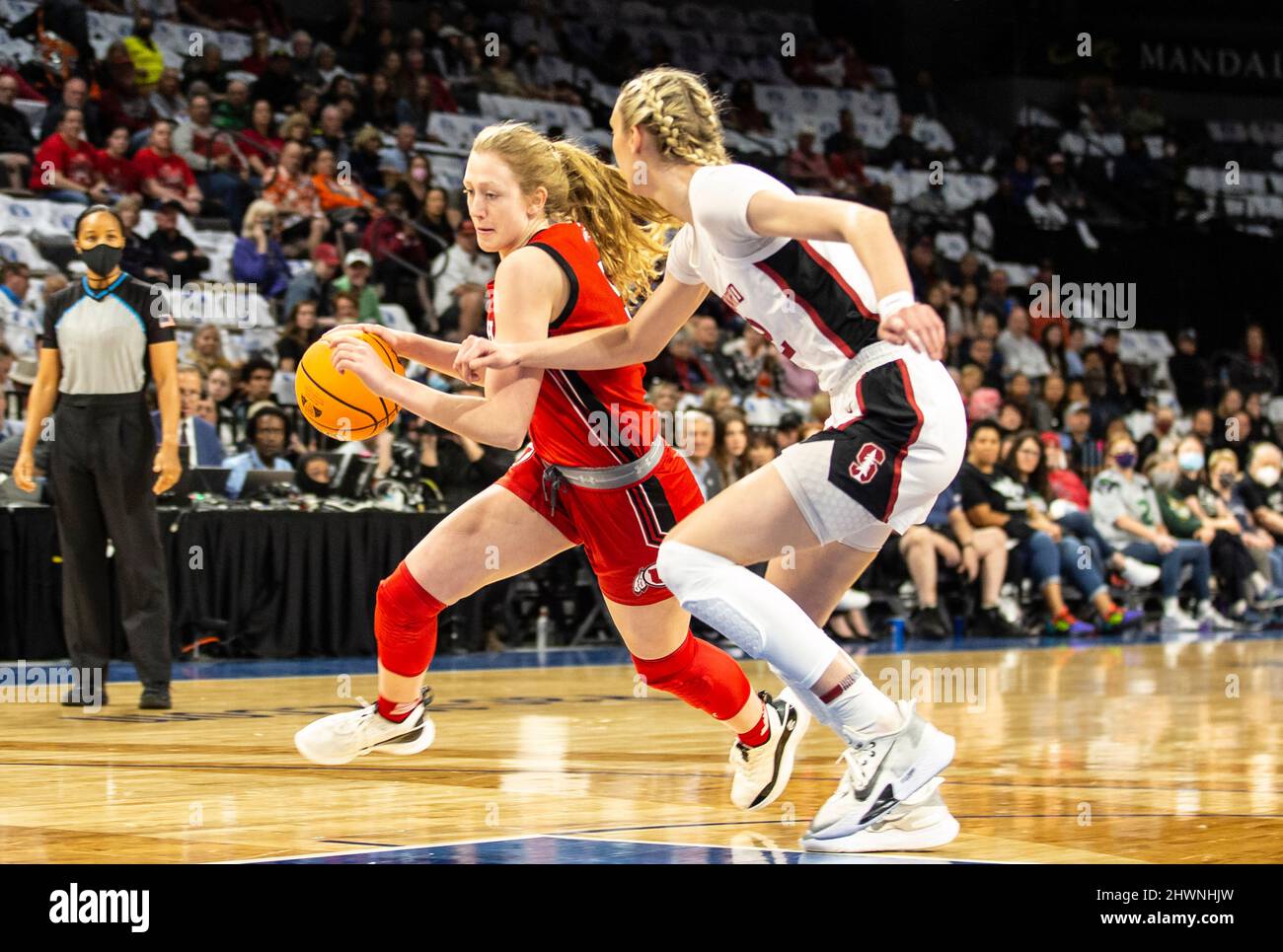 Mar 06 2022 Las Vegas, NV, U.S.A. Utah guard Gianna Kneepkens (5 ...