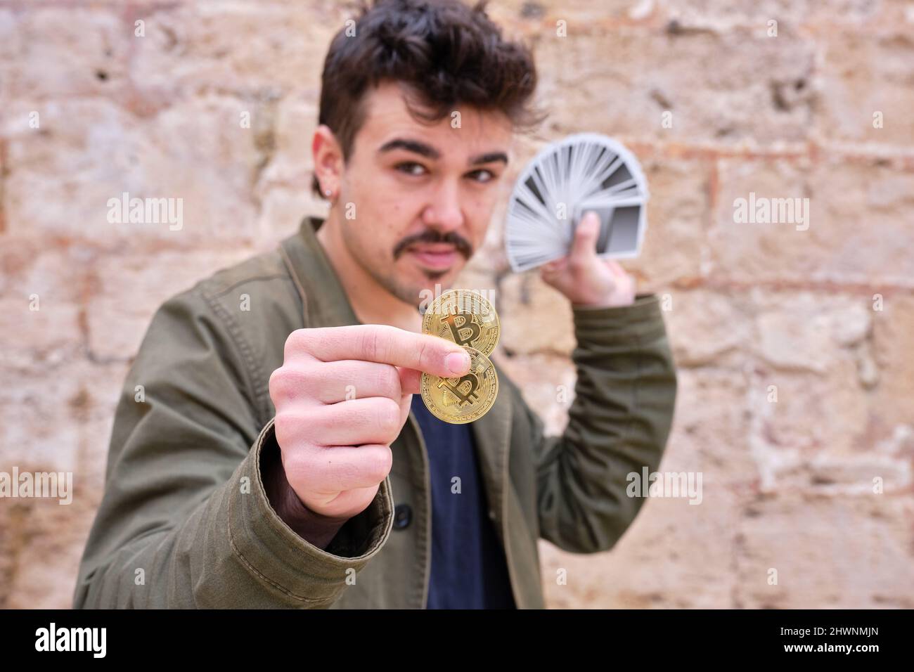 Magic bitcoin hi-res stock photography and images - Alamy