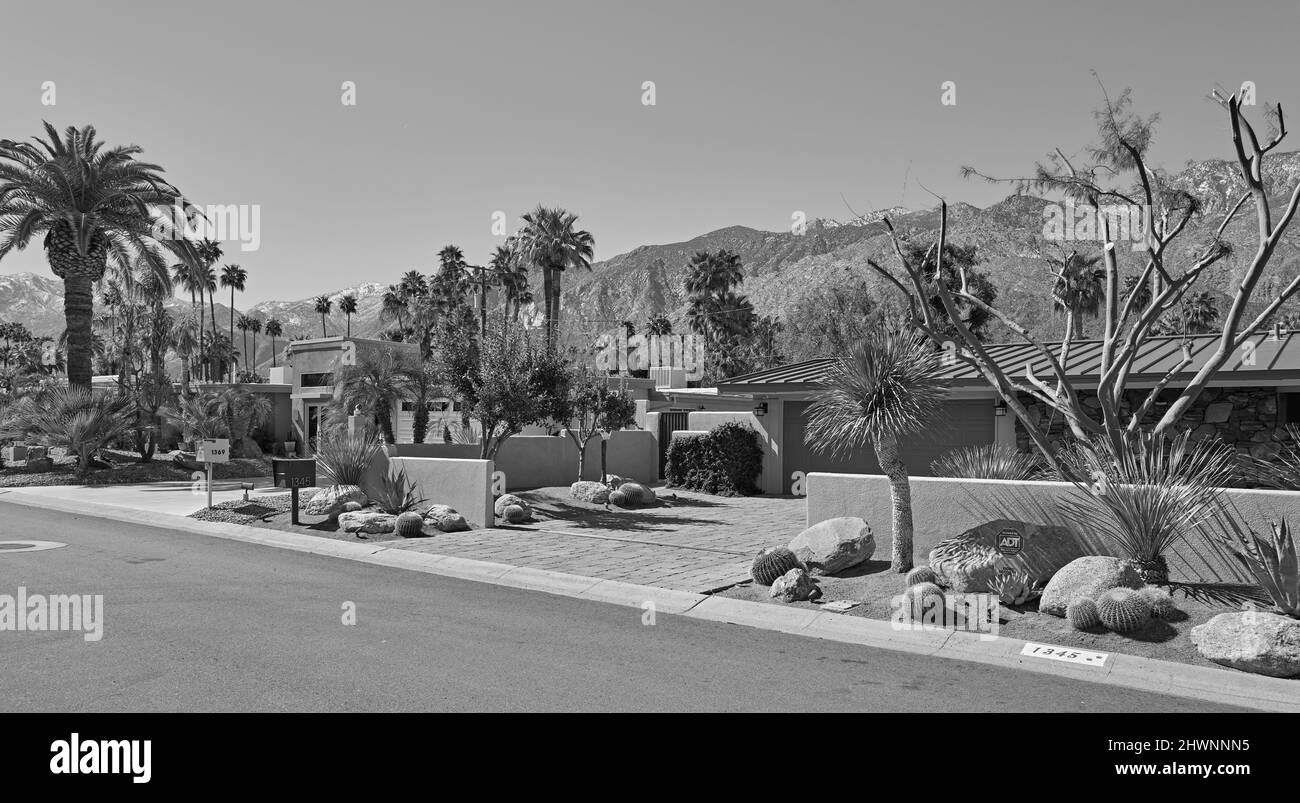 Palm Springs Mid Century Modern Stock Photo Alamy