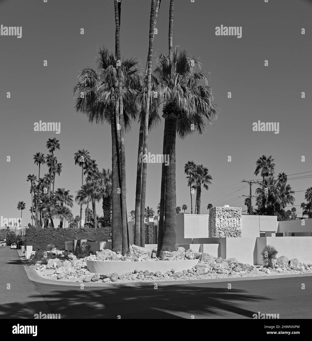 Palm Springs Mid Century Modern Stock Photo Alamy