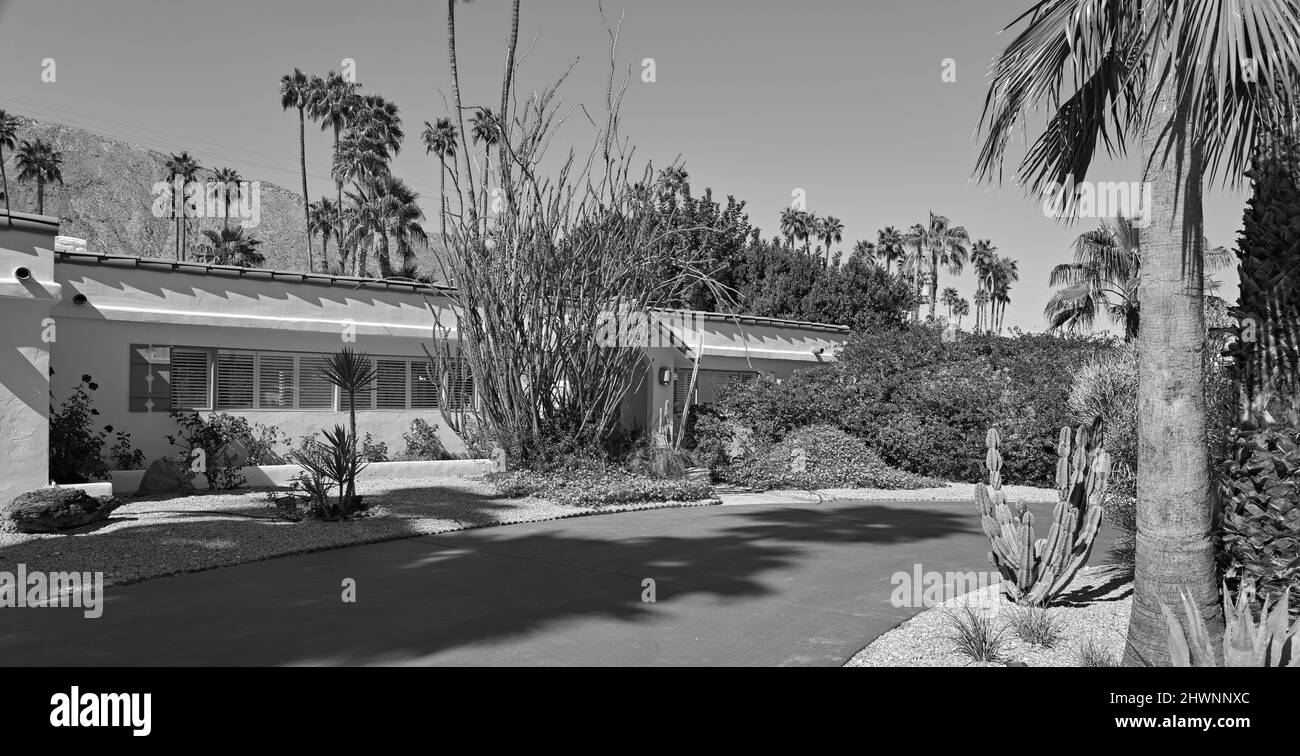 Palm Springs Mid Century Modern Stock Photo Alamy